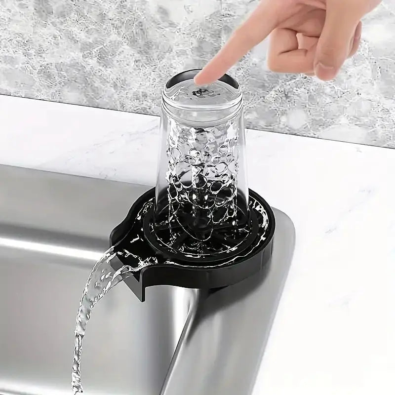 1Pc Plastic Automatic Cup Washer High Pressure Cleaner 