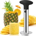Premium Pineapple Corer and Slicer Tool - Sharp Pineapple Cutter with Serrated Tips